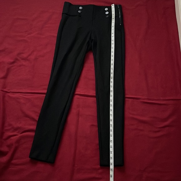 NWOT Zara Sz M High-waisted Leggings with Elastic Waistband. - Picture 9 of 11